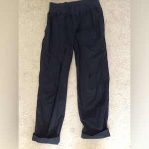LOU & GREY COTTON JOGGERS- NAVY-:SIZE XSMALL